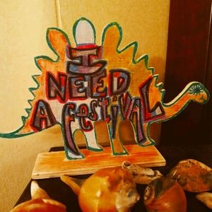 Wooden festie dinosaur